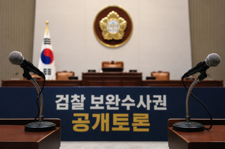민주당 <b>이건태</b> VS 무소속 <b>한동훈</b>, 검찰 보완수사권 폐지... 