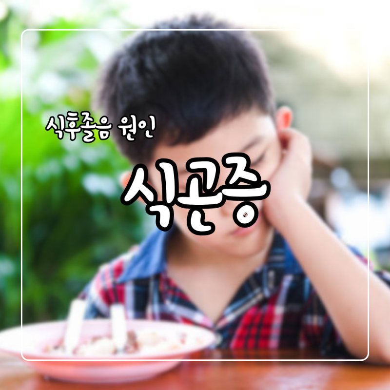 식후졸음 식곤증 원인 증상 해결