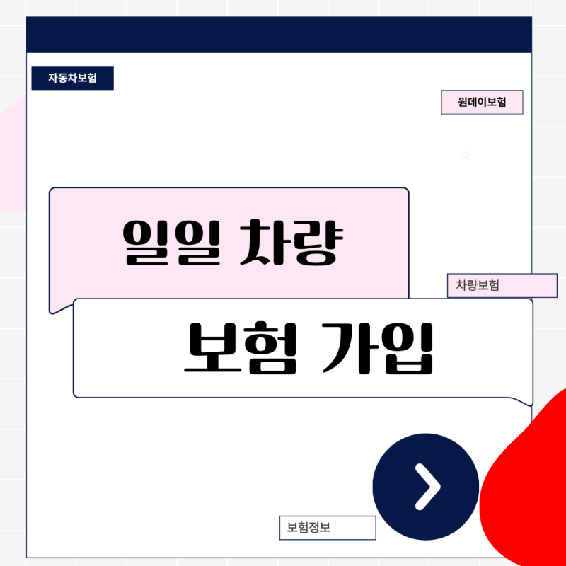 일일 차량 보험 가입 당일 즉시 효력 발생하는 상품 선택법