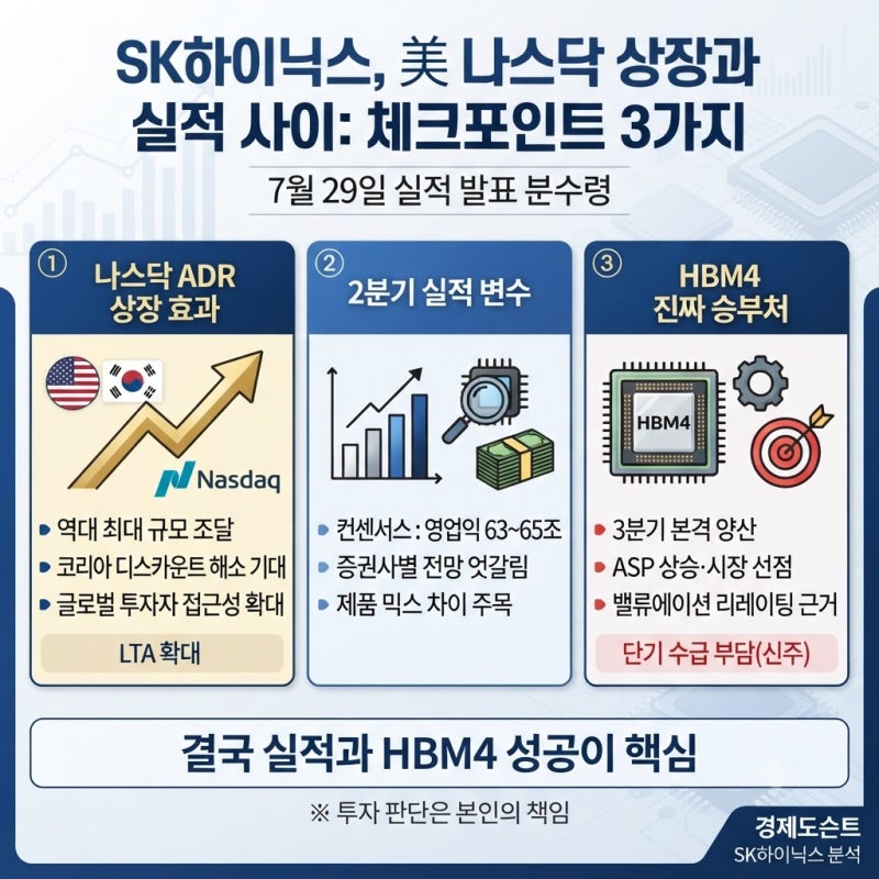 SK하이닉스 주가전망, 나스닥 ADR 이후 달라진 것들