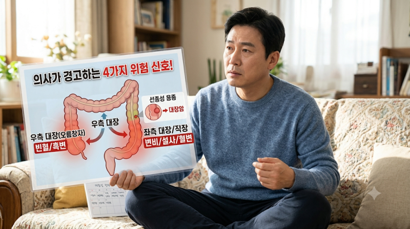 "설사, 변비가 갑자기?" 의사들이 말하는 대장암 위험 신호 4가지와 예방법