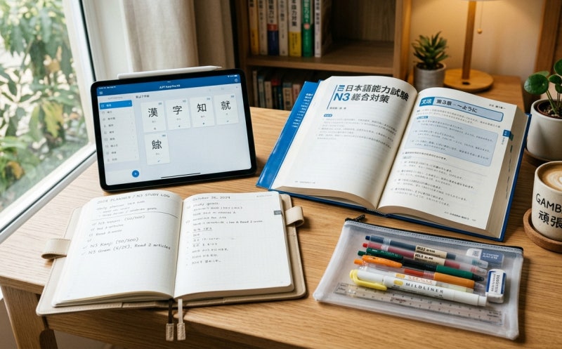 JLPT N3 시험 독학 난이도 및 추천 교재 비교 공부법