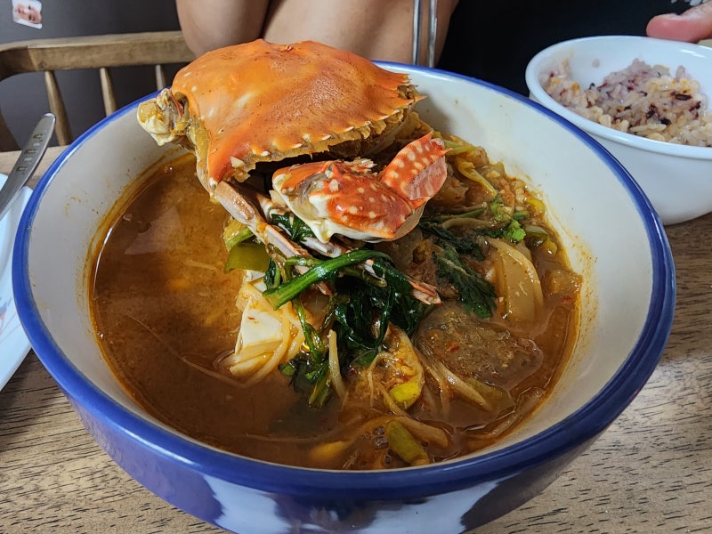 꽃게탕 끓이는법, 냉동 절단꽃게 로 간단 꽃게탕 레시피