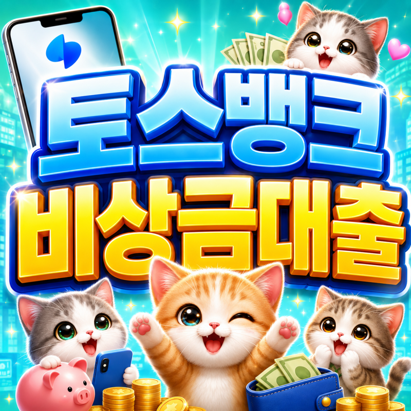 2026 토스뱅크비상금대출 최대 300만원! 무서류 모바일 신청과 승인 기준은!?