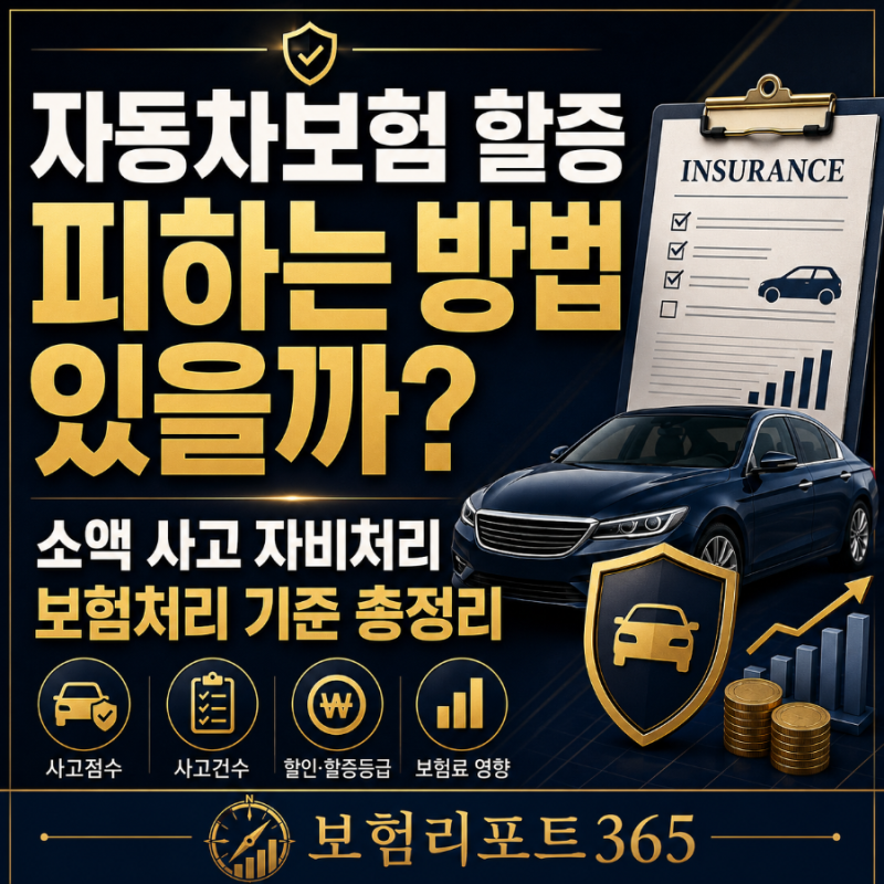 자동차보험 할증 피하는 방법 있을까? 사고 처리 기준 정리