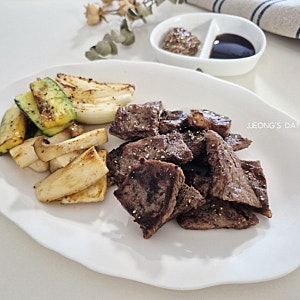 간단한 소고기 요리 소고기 야채 구이 레시피, 부채살 맛있게 굽는 법
