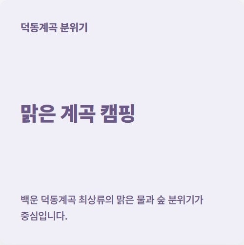 덕동리301캠핑장 사진 5