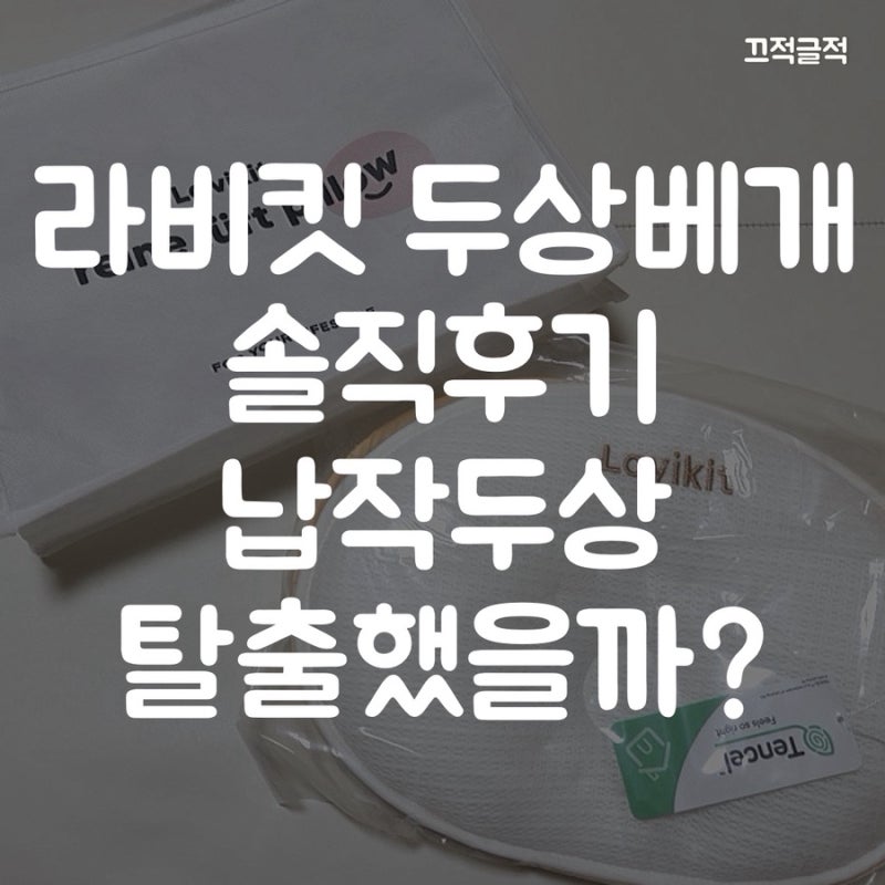 라비킷 두상베개 내돈내산 후기 | 생후 2개월 아기 육아템 추천