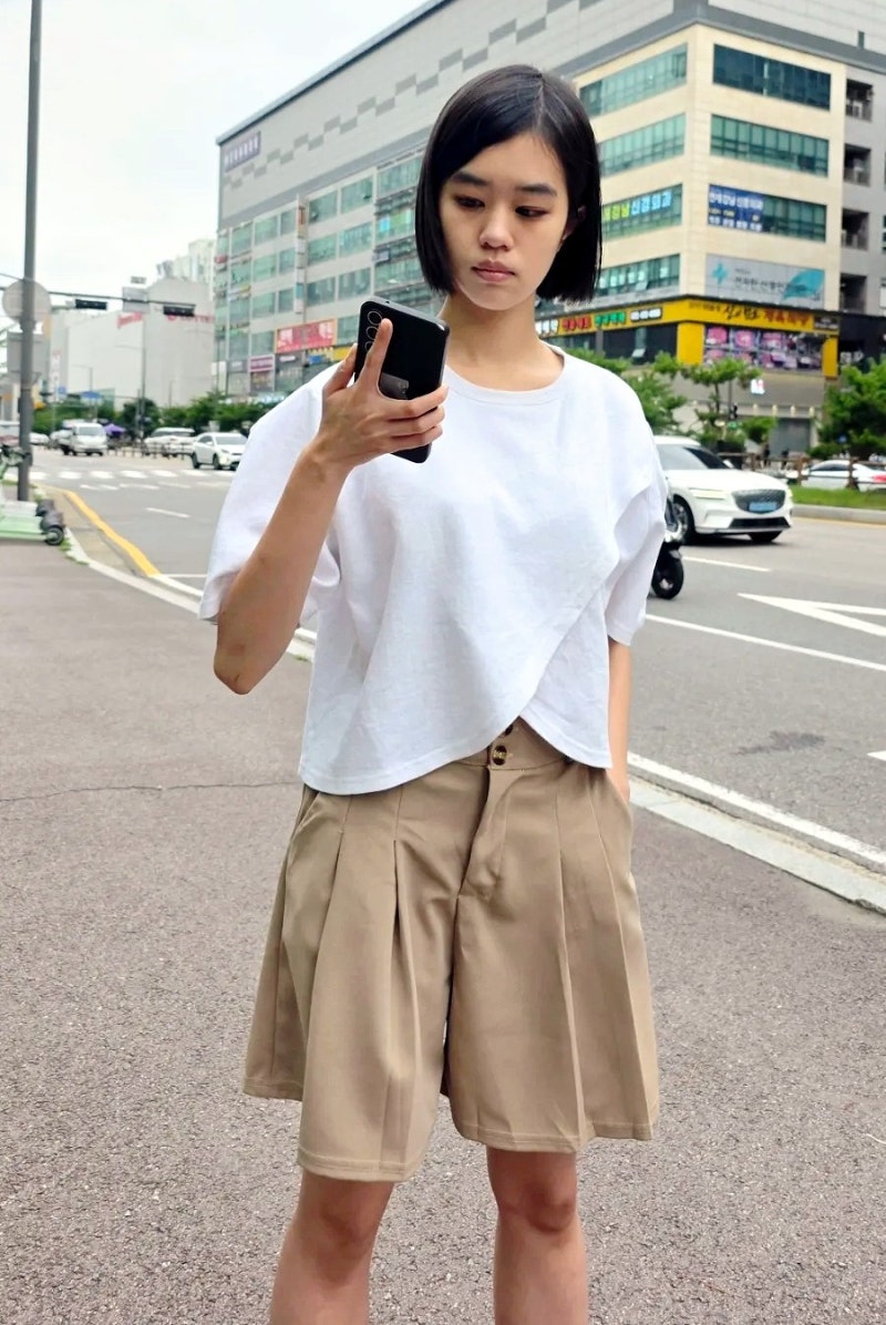 편안한 플리츠 치마바지 여성반바지 여자여름코디ㅣ방글데이