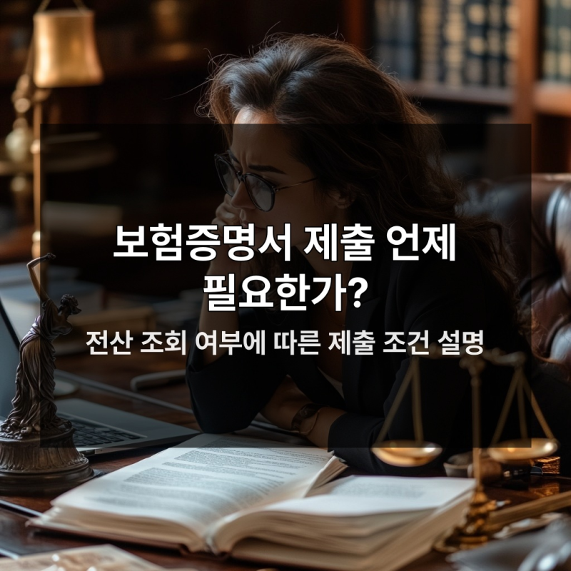 자동차검사 당일 보험증명서 없으면 멘붕 오는 진짜 이유