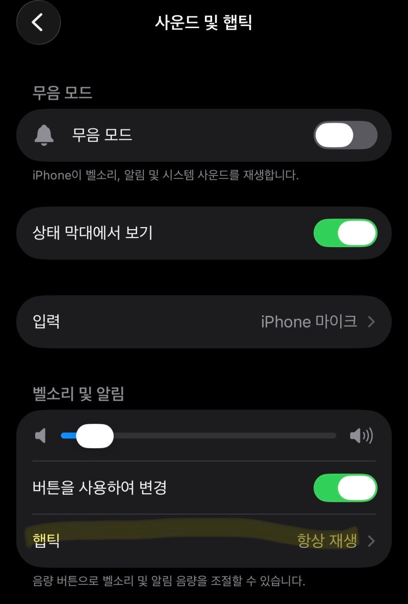 아이폰 알람 진동만 설정하는 방법(알람소리 무음->진동해도 알람 무음이신분)