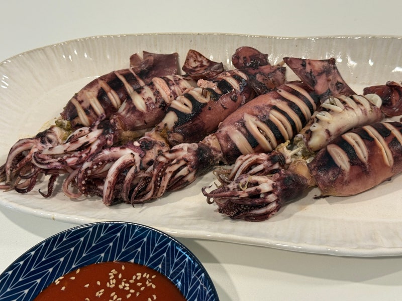 [총알오징어] 녹진한 내장이 꽉 찬 총알 오징어찜!