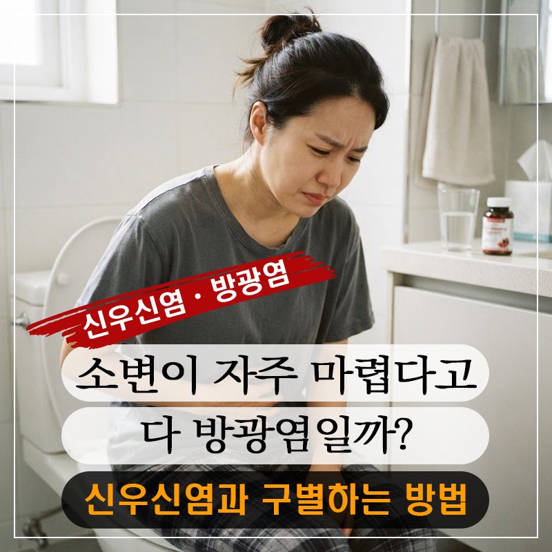 신우신염ㆍ방광염의 증상과 차이점 완벽 정리