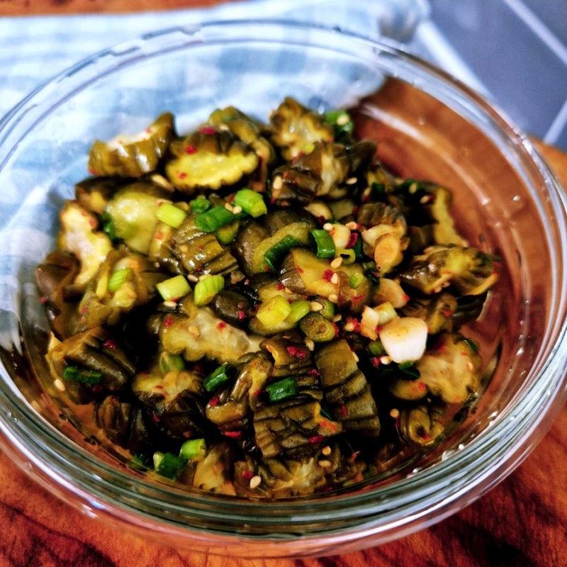 미니 오이장아찌 무침 레시피
