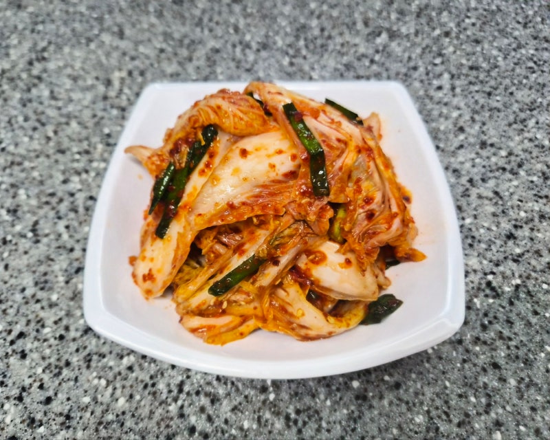 알배추 겉절이 황금레시피 찹쌀풀 넣어 양념 잘 배는 집밥 반찬