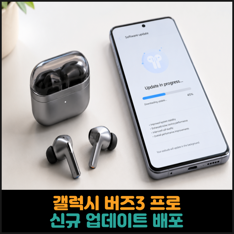 갤럭시 버즈3 프로 신규 업데이트 배포