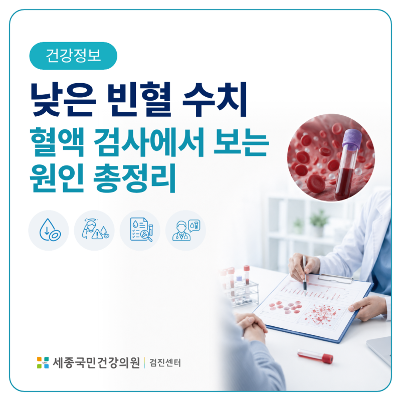 빈혈 수치 낮게 나왔다면? 혈액검사에서 확인하는 원인 총정리
