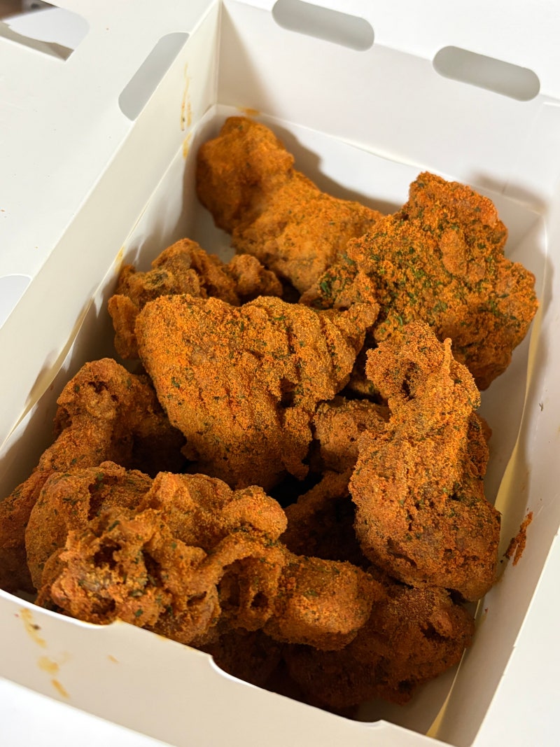 bhc 신메뉴 커링클 치킨 후기