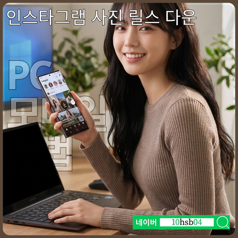 인스타그램 사진 릴스 저장 PC 모바일 쉬운 방법