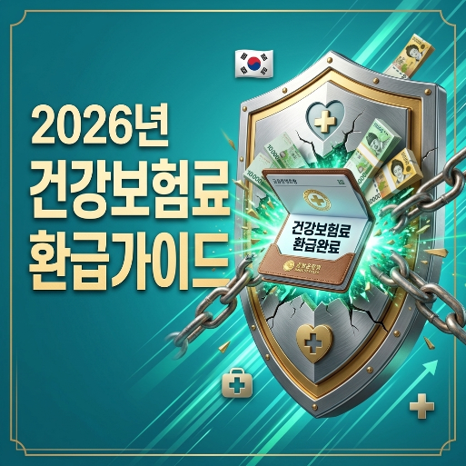 월급 깎였다면 필수! 2026년 건강보험료 환급받기 (보수월액 변경 신고 기준)