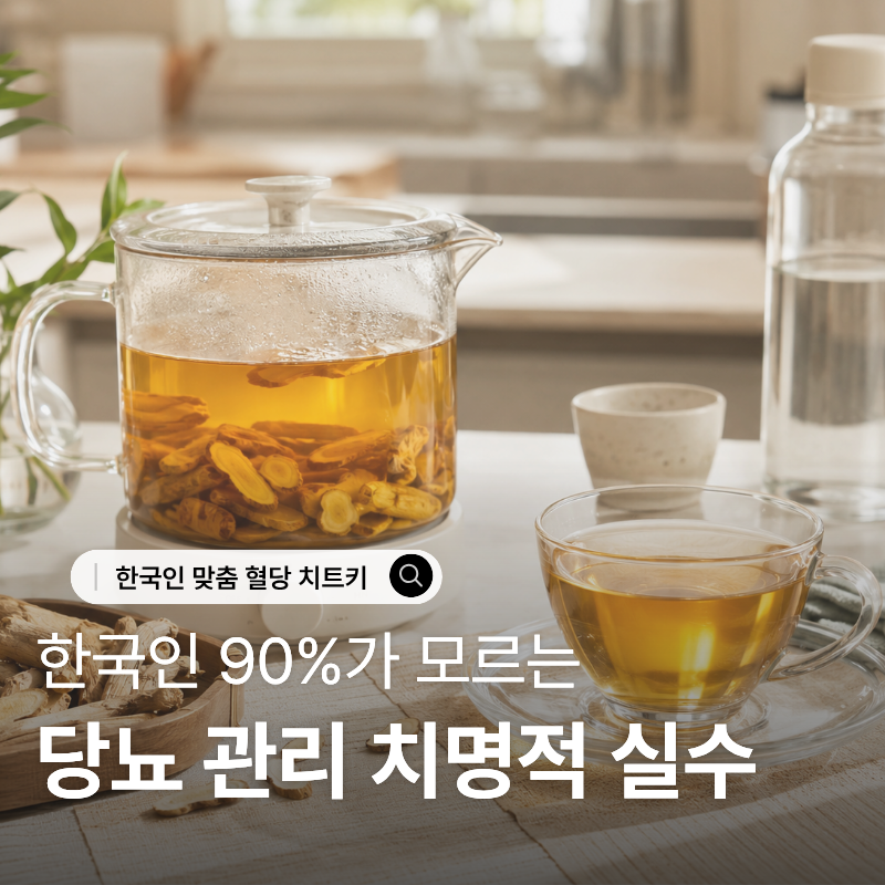 당뇨에 좋은 차, 췌장 크기 12% 작은 한국인에게 '이 차'가 필수인 이유
