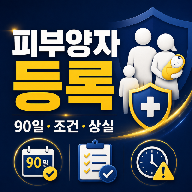 건강보험 피부양자 이름 올리는 법, 신생아 자녀부터 상실 기준까지