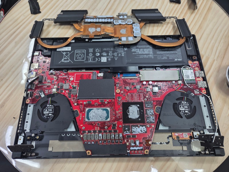 ASUS 게이밍 노트북 서멀구리스 재도포 작업 후기｜발열 감소와 성능 유지의 핵심! (SEO 최적화....