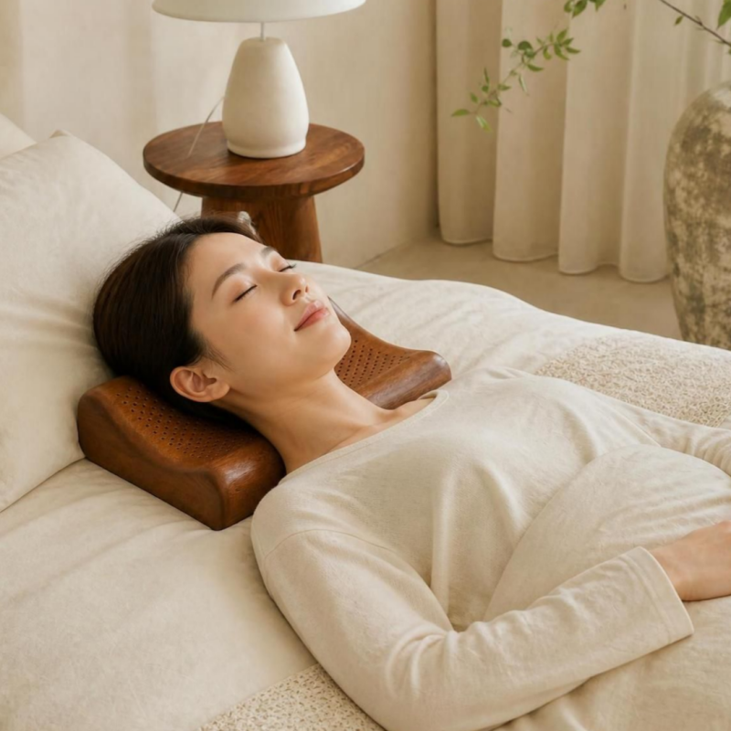 목침 베개 목이 편안하려면 높이부터 확인하세요
