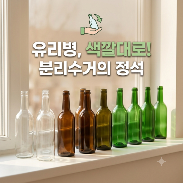 유리병 분리수거 주의사항! 보증금 환급부터 깨진 유리 안전 배출법까지