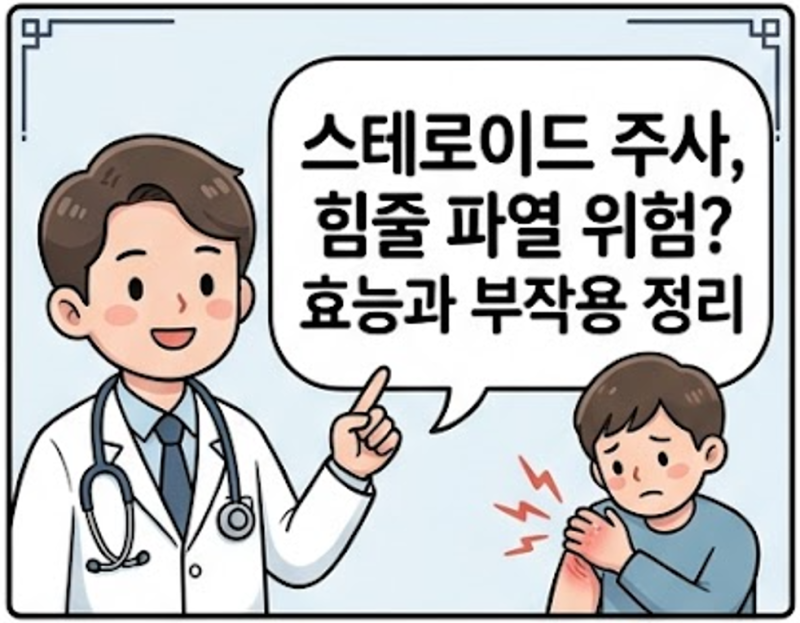 스테로이드 주사, 정말 힘줄을 약하게 만들까? 효능부터 부작용까지 완벽 정리