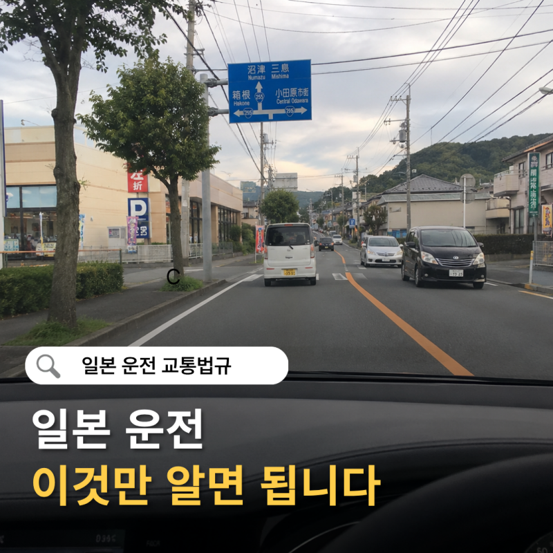 일본 렌터카 운전 전 꼭 알아야 할 교통규칙 8가지