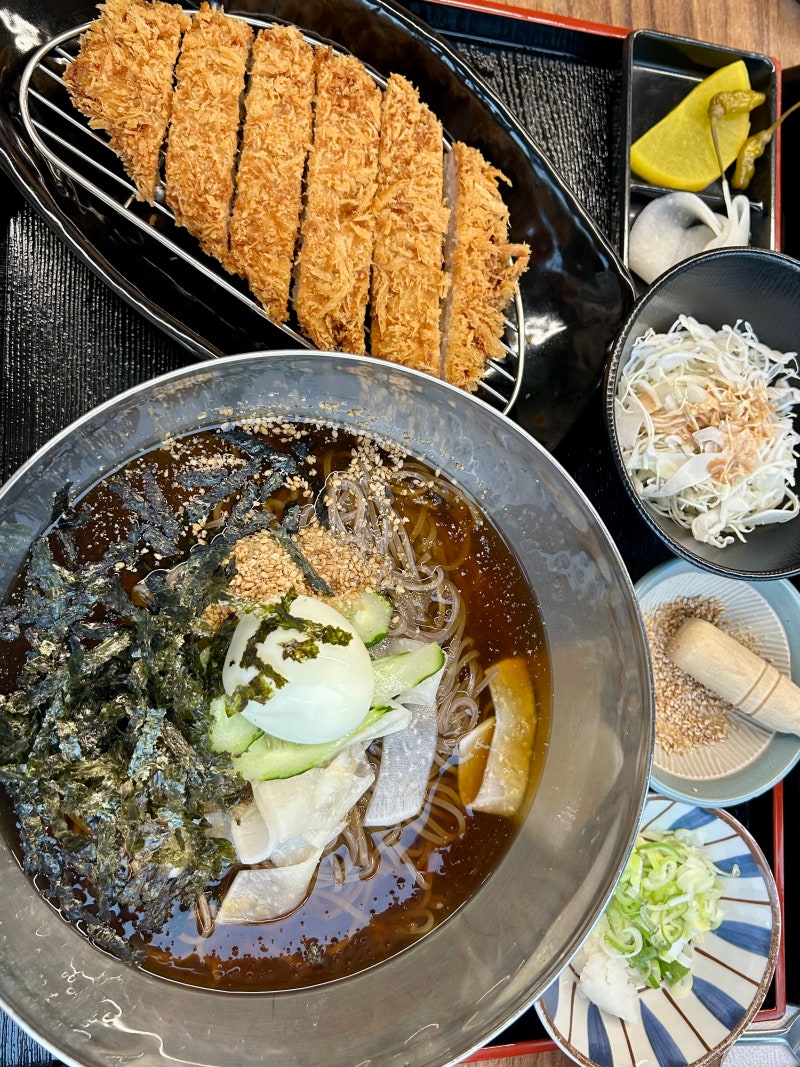 비 오는 날 메밀국수 먹기 ,냠! _경주 충효동 선도 소바