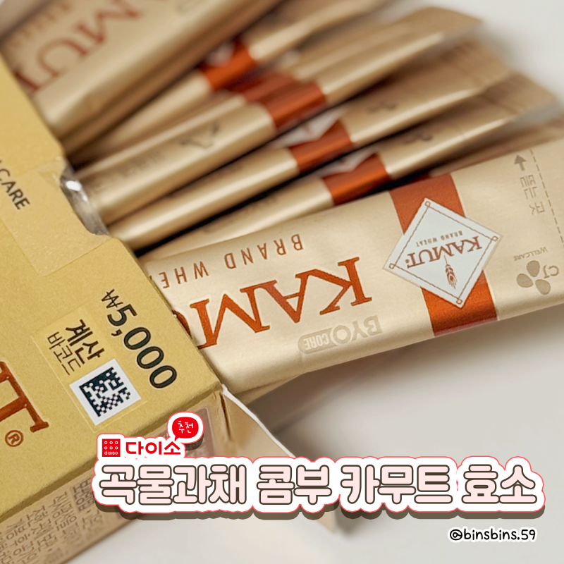 다이소 효소 추천! 바이어코어 곡물과채 콤부 카무트 효소 5,000원 솔직 후기