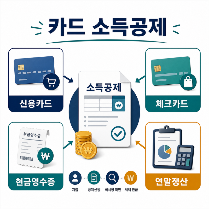 신용카드 체크카드 소득공제 차이, 연말정산 전 사용전략