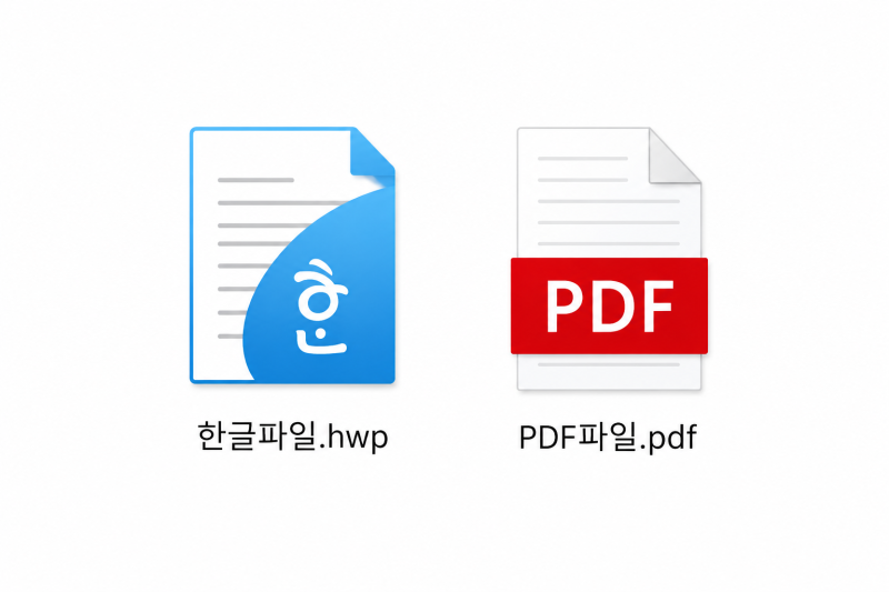 한글 파일 PDF 로 변환 사이트 모바일(아이폰/갤럭시) 및 PC 방법