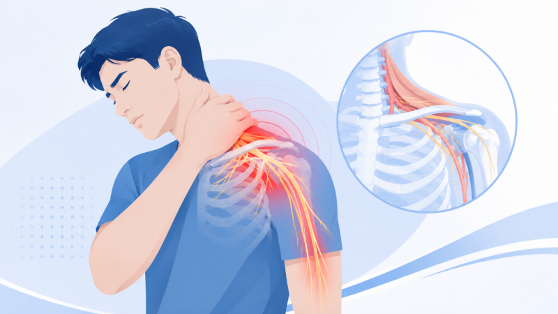 "팔이 저리고 손끝이 저려요", 흉곽출구증후군(TOS) : 원인, 증상, 치료