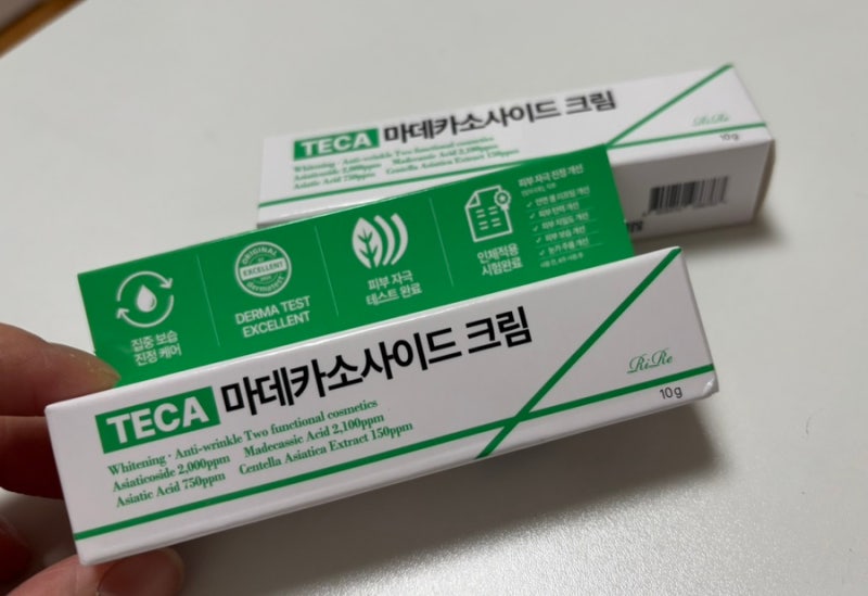 더운 날씨에 예민해진 피부 | TECA 마데카소사이드크림 사용 후기