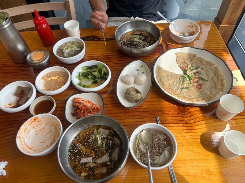 양평 용문산 계곡 맛집 메밀촌두부마을 애견 동반 가능