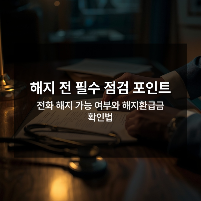 AIA생명 보험 해지 미루다간 손해 보는 최악 타이밍