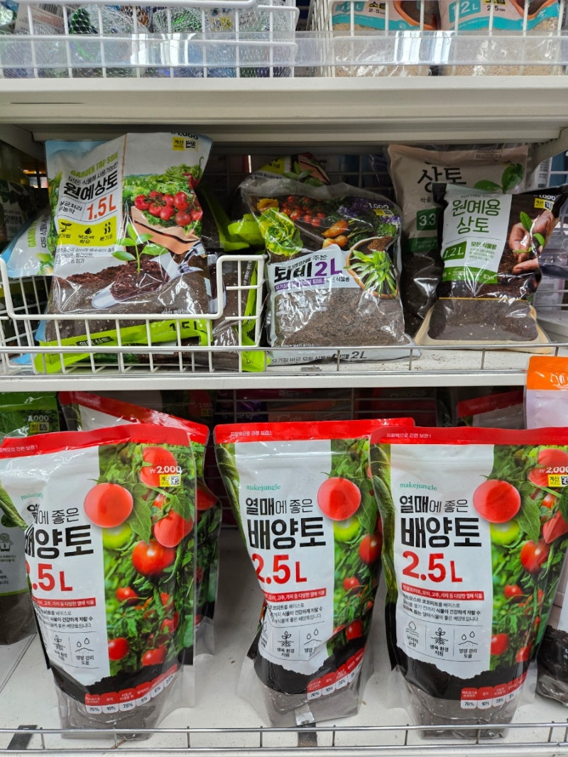 다이소 분갈이 흙 어떤 것이 좋을까? 상토 배양토 용토 사용법