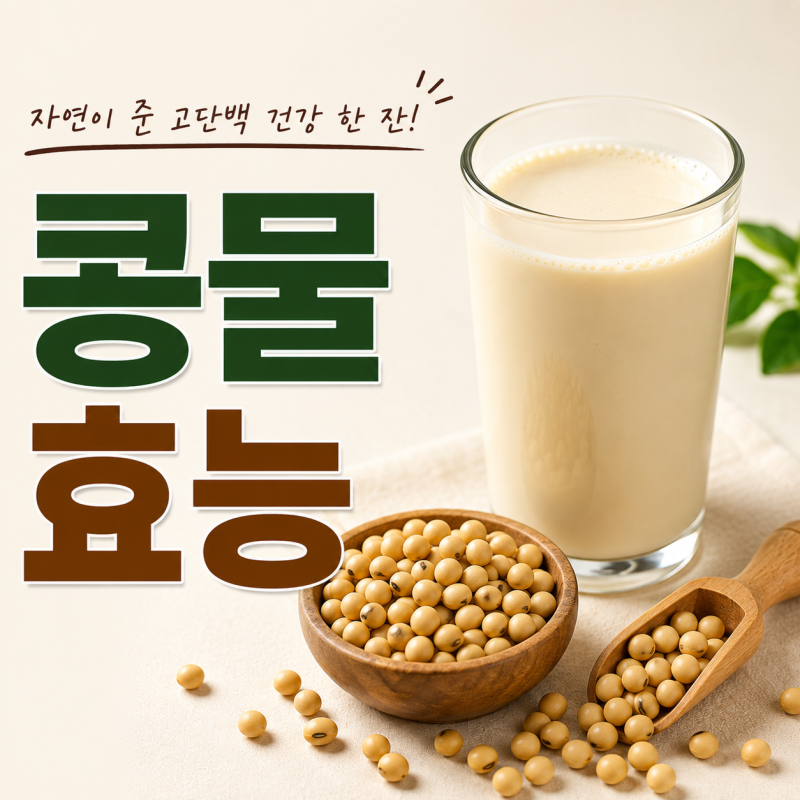 콩물 효능 총정리! 서리태 효능부터 콩국수 건강하게 섭취 방법