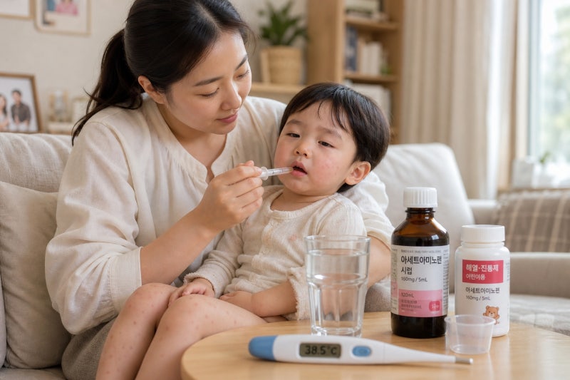 아기 유아 수족구 초기증상 정리: 입안 얼굴 수포 및 열 내리는 방법
