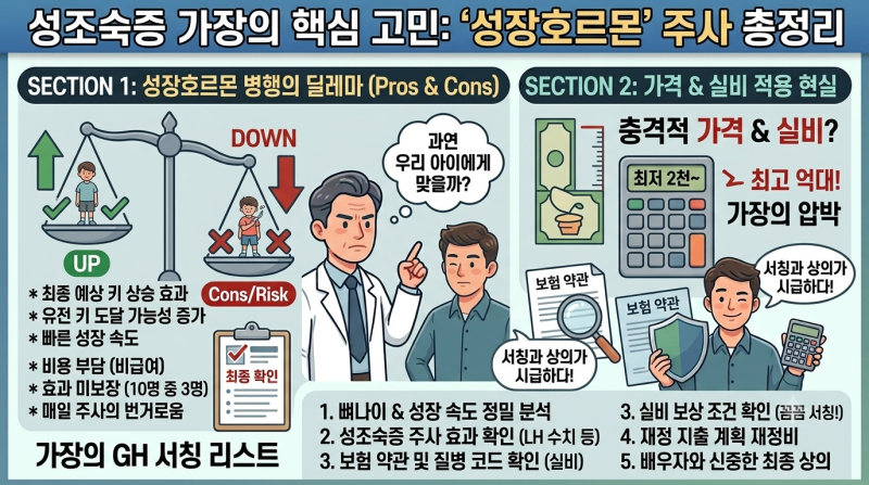 성조숙증 주사 치료, 한달 수십만원 성장호르몬 주사! 과연 실비 청구 될까?