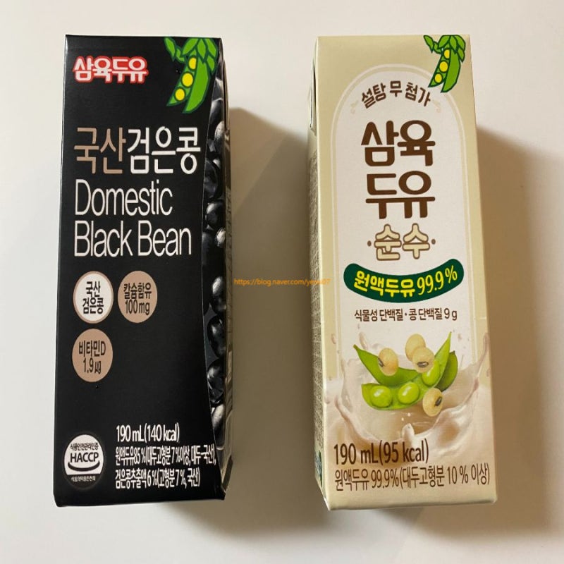 코스트코 삼육두유 국산검은콩 vs 삼육두유 순수 비교하기 리뷰