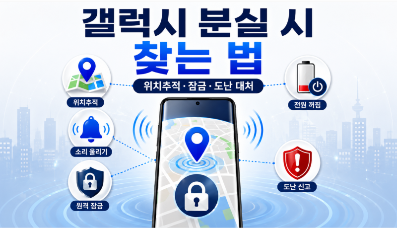 갤럭시 휴대폰 분실 시 찾는 법｜Samsung Find 위치추적부터 전원 꺼짐·도난 대처까지