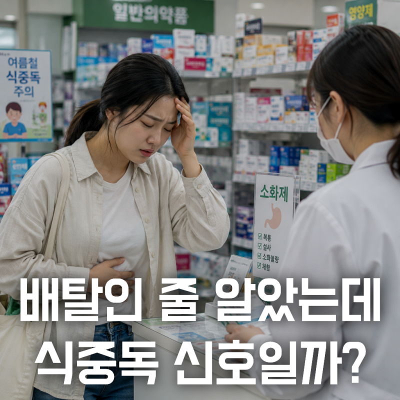 배탈 장염 식중독 차이, 여름에 배 아플 때 증상부터 보세요