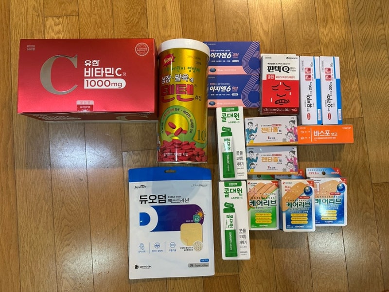 미국 갈 때 가져가는 상비약 | 남대문 왕솔약국 구매 리스트, 추천 방문시간, 가격(영수증 첨....