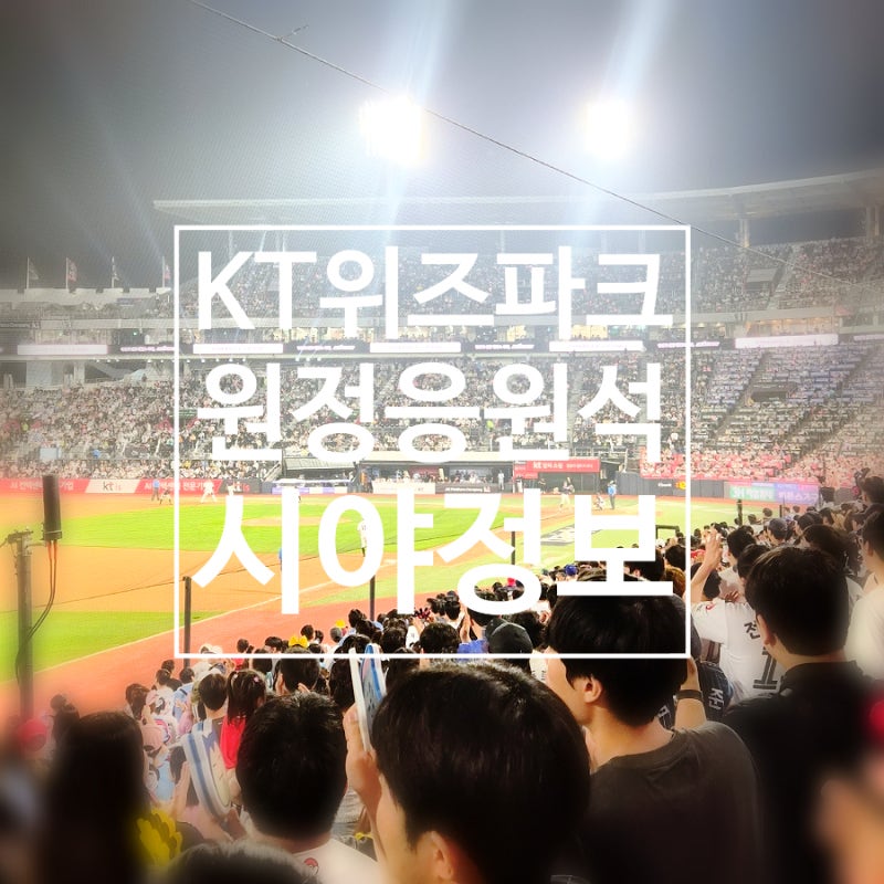 KT위즈파크 3루 127.128.129구역 시야 후기! 롯데 원정 응원석 직관.우천지연후기