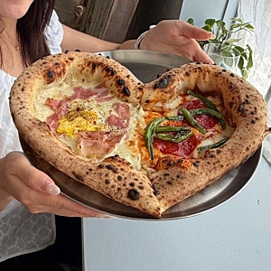 부산 전포 피자 맛집 러프앤도우, 하트피자 찍으러 다녀왔습니다