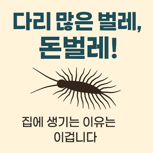 돈벌레 출몰 죽이면 안되는이유? 퇴치방법!